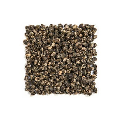 Jasmine Dragon Pearls hand-rolled green tea from The Delicious Plant
